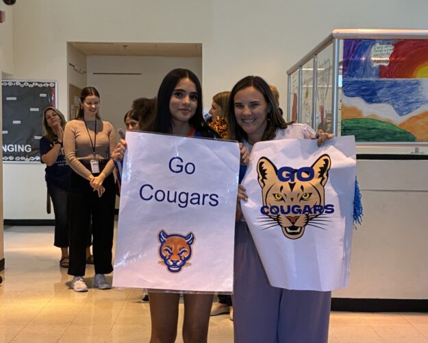 Milania Valdez with Ms. Avallone